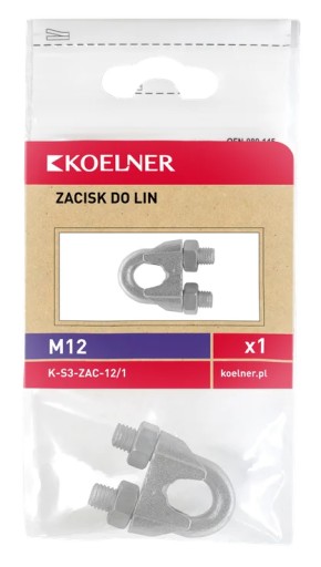 Objímka na laná a reťaze 10 mm, pozinkovaná KOELNER 1 ks