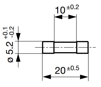 F10A KERAMICKÁ POISTKA 5x20mm (10KS)