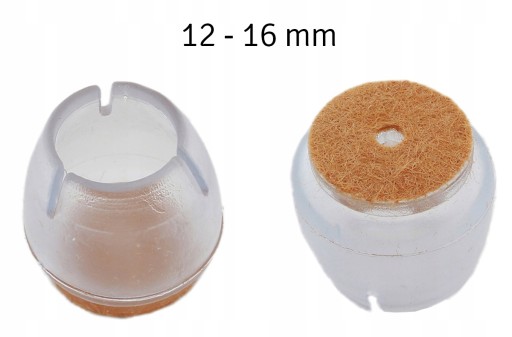 POTAHY NA NOHY SEDLA S PLSTENÝM SILIKÓNOM 12-16MM XS AG562F