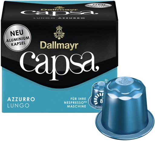 DALLMAYR NESPRESSO LUNGO AZZURRO kapsuly 10 kusov