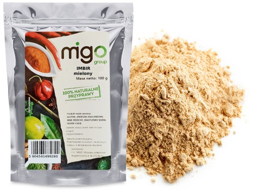 ZÁZVOR MLETÝ 100g Prírodný, Korenie - MIGOskupina