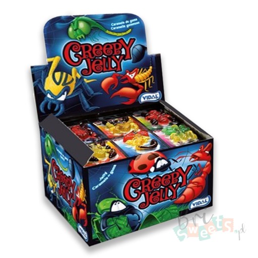 6x Vidal Creepy Jelly Jelly 11g Vidal Halloween