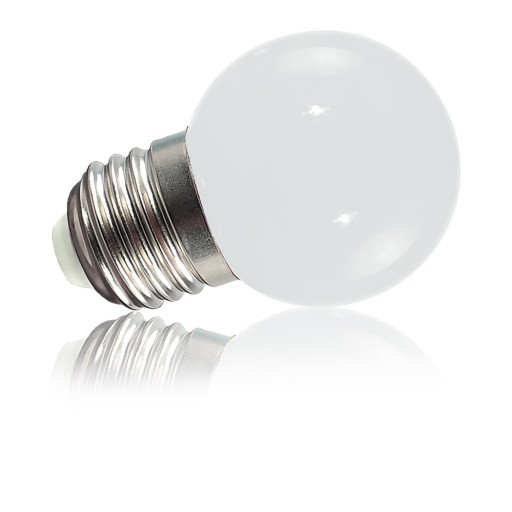 LED ŽIAROVKA G45 3W E27 TEPLÁ BIELA GUĽ