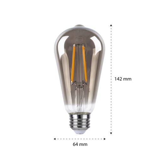 E27 LED FILAMENT EDISON RETRO DEKORATÍVNA 10W žiarovka