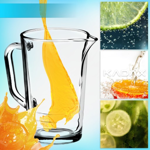 SKLENENÝ džbán KARAFA NA VODU LIMONÁDA NA VODNÉ NÁPOJE 1,23L