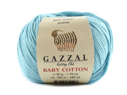 Gazzal Baby Bavlnená priadza 3451 - 50g - patina