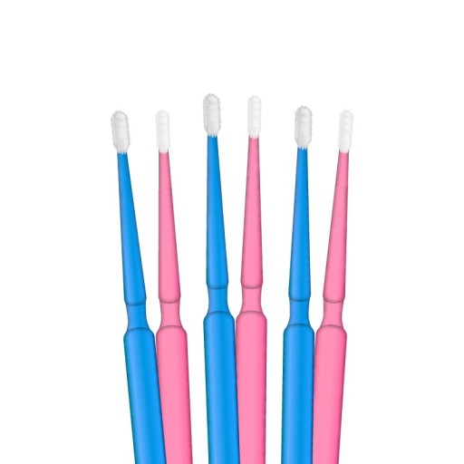 Microbrush mikro aplikátory 100ks PINK M 2MM