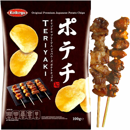 Zemiakové lupienky Potechi Teriyaki 100g Koikeya
