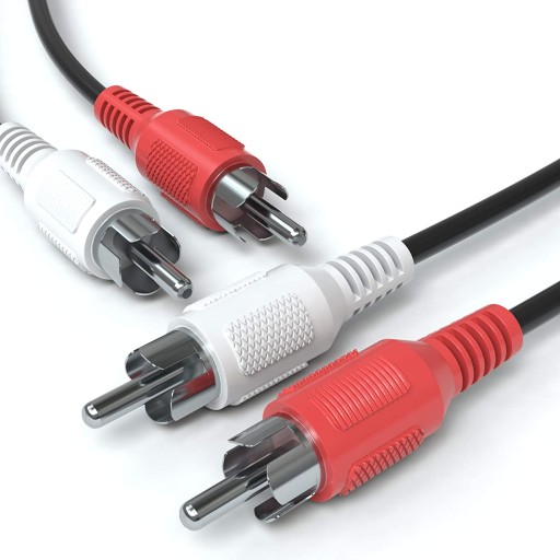 Cinch RCA stereo audio kábel 2 x R/L zástrčka 1,5 m