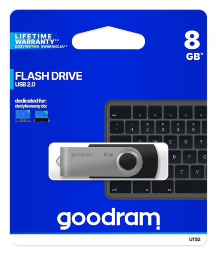 GoodRam Twister 8GB USB 2.0 čierny UTS2-0080K0R11
