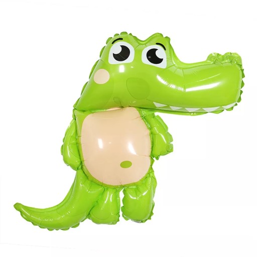 HELIUM NARODENINOVÝ FÓLIOVÝ BALÓN, KROKODÝL ZELENÝ