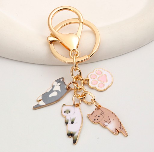 KEYRING CAT mačiatko Batoh na kľúčenky 3 CATS MAČIATKA