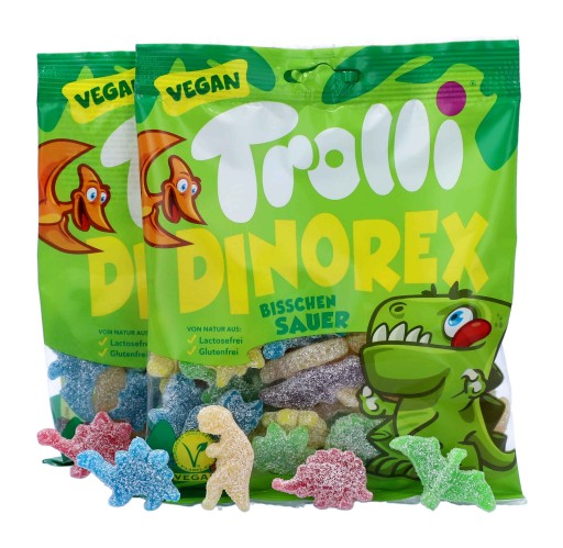 TROLLI DinoRex kyslé Dinosaurs ovocné želé 150g
