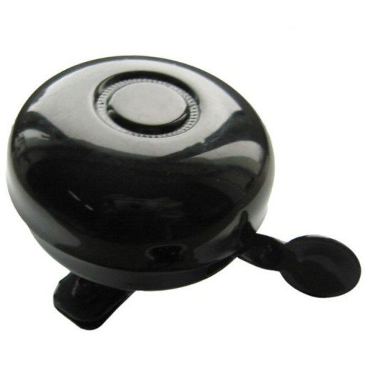 Zvonček 54 mm oceľový klasický Čierny RETRO