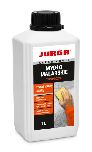 Maliarske mydlo ODMAŠŤ na steny, povrchy ČISTÍ Jurga 1L