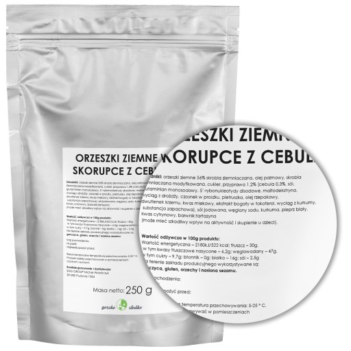 ARAŠIDY v šupke s cibuľovou príchuťou 250g