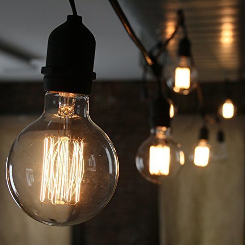E27 dekoratívna retro Edison guľová žiarovka 60W akcentačné svetlo