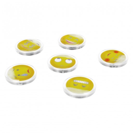 ŽLTÉ SMILE EMOTION MAGNETS 33MM STARPAK