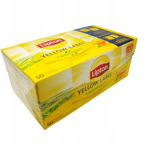 LIPTON YELLOW LABEL BLACK TEA 50ks DÁTUM: 2025/09