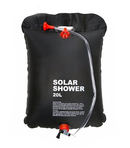 SOLÁRNA TURISTICKÁ SPRCHA PRE KEMPING PRENOSNÝ CAMPING SURVIVAL 20L AG242