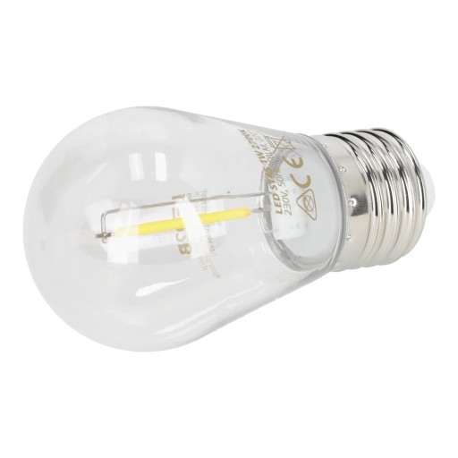 LED žiarovka ST45 1W E27 TEPLÁ farba 2700K 50lm