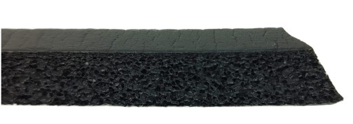 Tesnenie dverí samolepiaca zvukotesná pena PENOVÁ HUBKA 1x1cm 1m