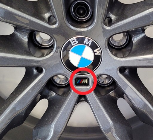 1 ks BMW M-Power chrómová nálepka 3D logo na ráfiky, volant, kokpit 18x10