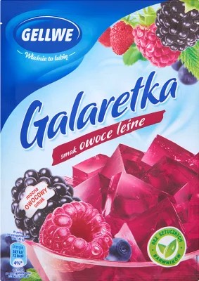 GELLWE ŽELÉ LESNÉ OVOCIE 75G
