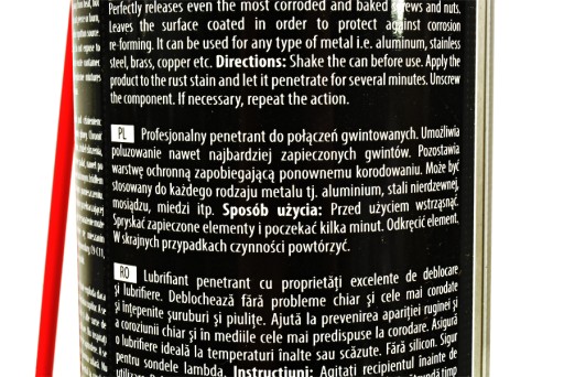 K2 VULCAN PROSTRIEDOK NA ODSTRAŇOVANIE HRDZE PRE SKRUTKY