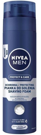 NIVEA PENA NA HOLENIE OCHRANNÁ STAROSTLIVOSŤ ALOE VERA