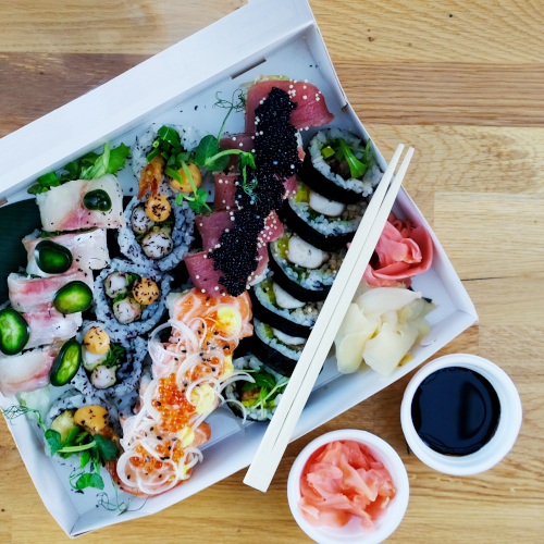 Sushi paličky - bambusové - v obálkach - 21cm - 100 kusov