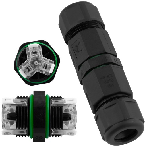 Hermetický konektor RÝCHLY KONEKTOR IP68 Skrutkový káblový spoj, ROVNÝ
