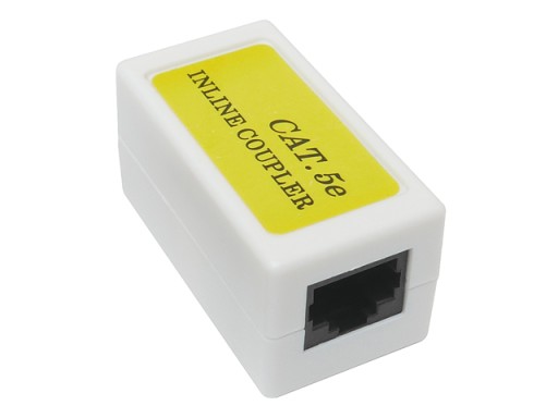 RJ45/8P8C kat.5e UTP konektor zásuvka-zásuvka