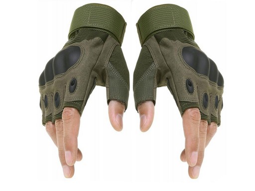 Bezprsté taktické rukavice Military Survival XL