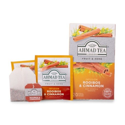 Ahmad Tea Rooibos a škoricový čajový nálev -20 tb