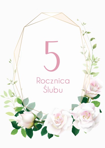 POZVÁNKA NA SVADOBNÉ VÝROČIE - Biele ruže