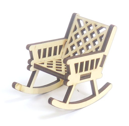SEDADLO MINIATÚRNEHO HÚDACIEHO KRESLA 53x36x59mm DQ17