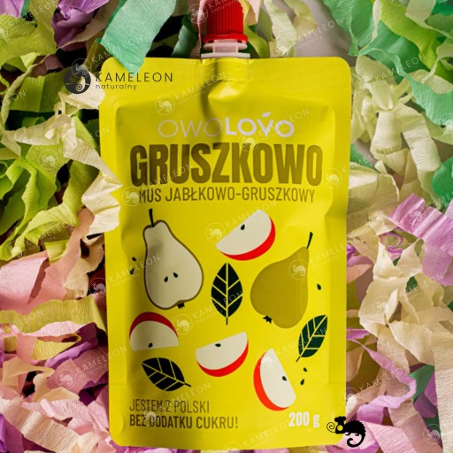OWOLOVO ovocie bez cukru HRUŠKA - JABLKO HRUŠKA 200g