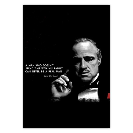 Samolepky A5 PAWN The Godfather Citát
