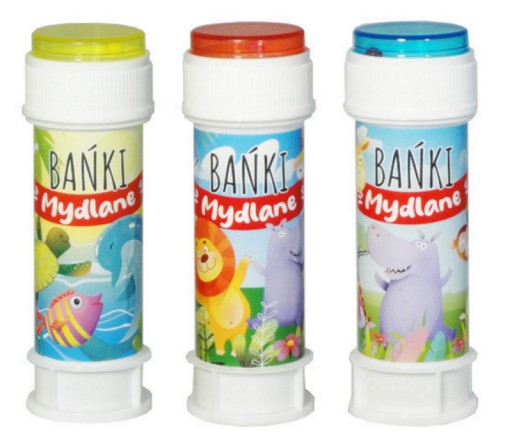 MYDLOVÉ BUBLINY 60 ML ZVIERATÁ rôzne prevedenia