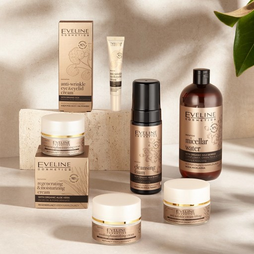 Krém na tvár Eveline Cosmetics Organic Gold
