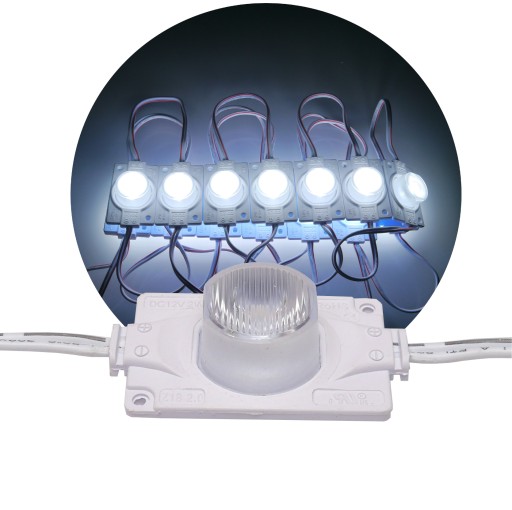 SEMAFOR LED modul 12V 2W studená biela 6500K