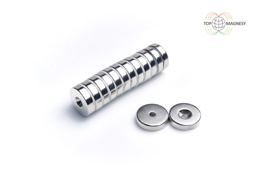 Neodymový prstencový magnet MP 20x (7,5x3,5)x5 N38 1 kus