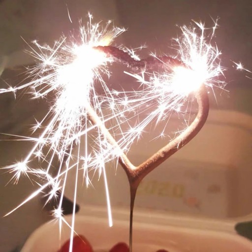 COLD FIRERS Valentínske SRDCE Svadba Svadba Narodeniny Prijímanie Krst 17cm 4ks