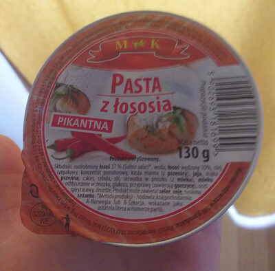 Pikantná pasta z lososa 130g MK