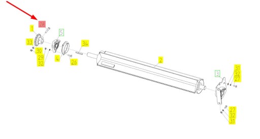 100094557 Skrutka čiastočný závit M12 x 70 x 30