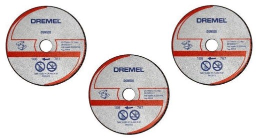 Dremel DSM510 kov/plast rezací kotúč x 3