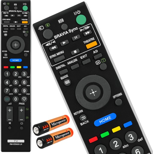UNIVERZÁLNY DIAĽKOVÝ OVLÁDAČ PRE TV SONY RM-ED020 BATERIE ZDARMA