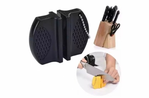 Duo vreckový keramický brúska na nože, dvojstupňový, SURVIVAL, zelený