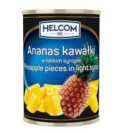 Kúsky ananásu 565g Vo svetlom sirupe